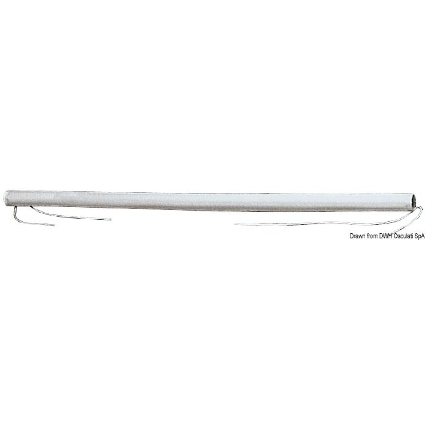Stagbeskytter hvid 100 cm