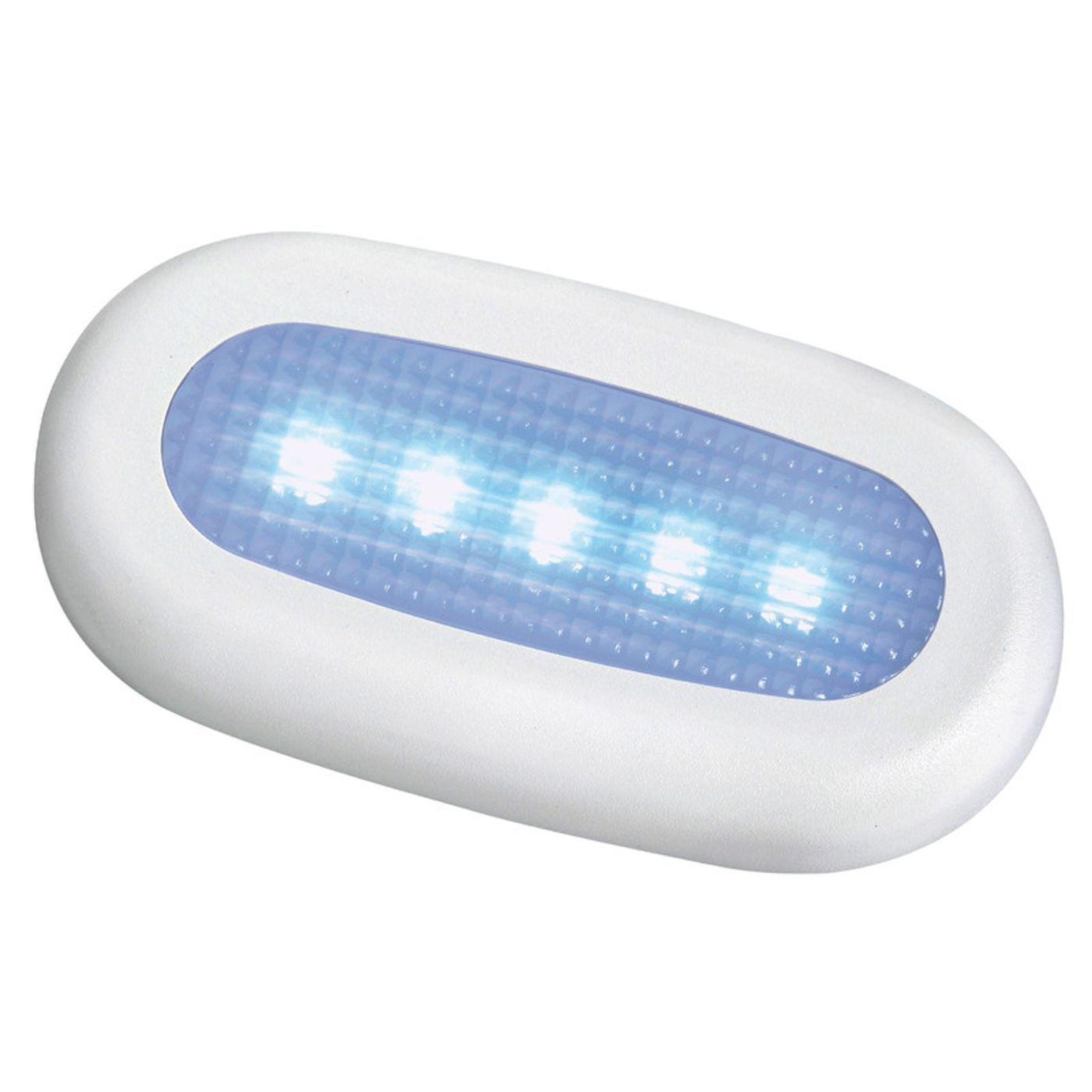 Vandtæt hvidt courtesy-lys med 5 LED