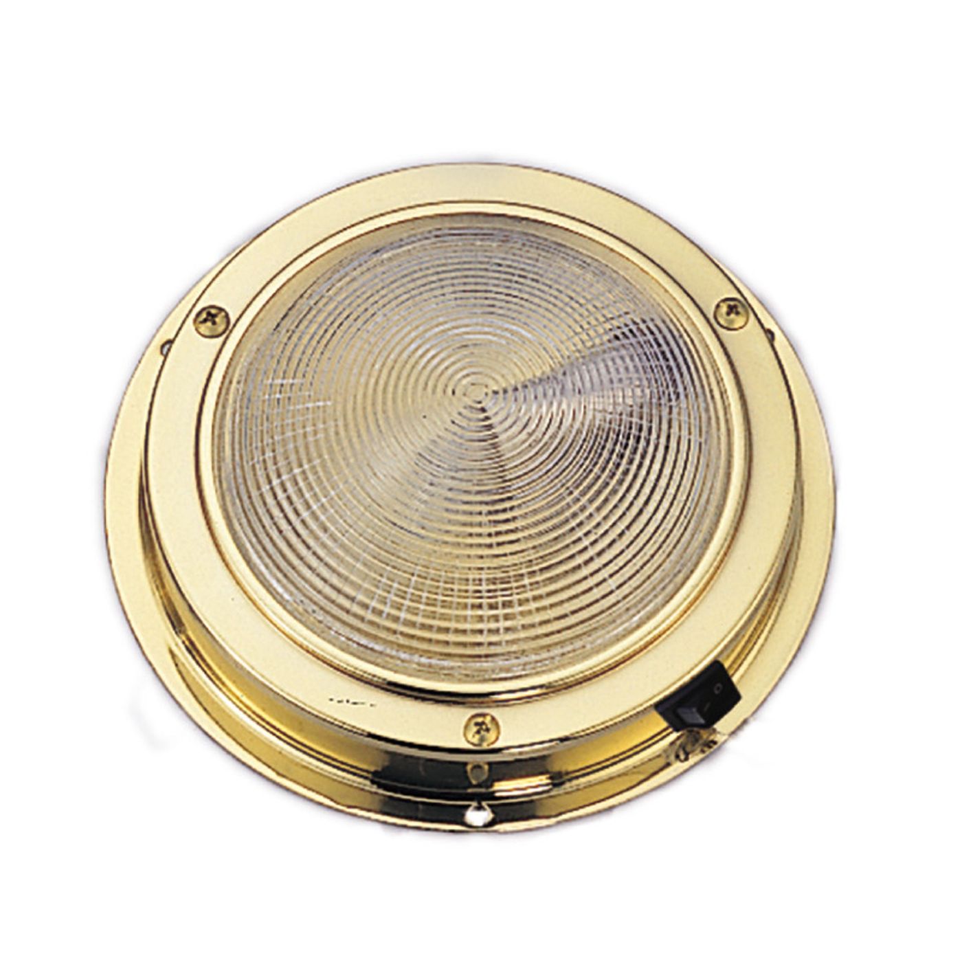 Loft-LED-lampe i messing uden indbygning 138 mm