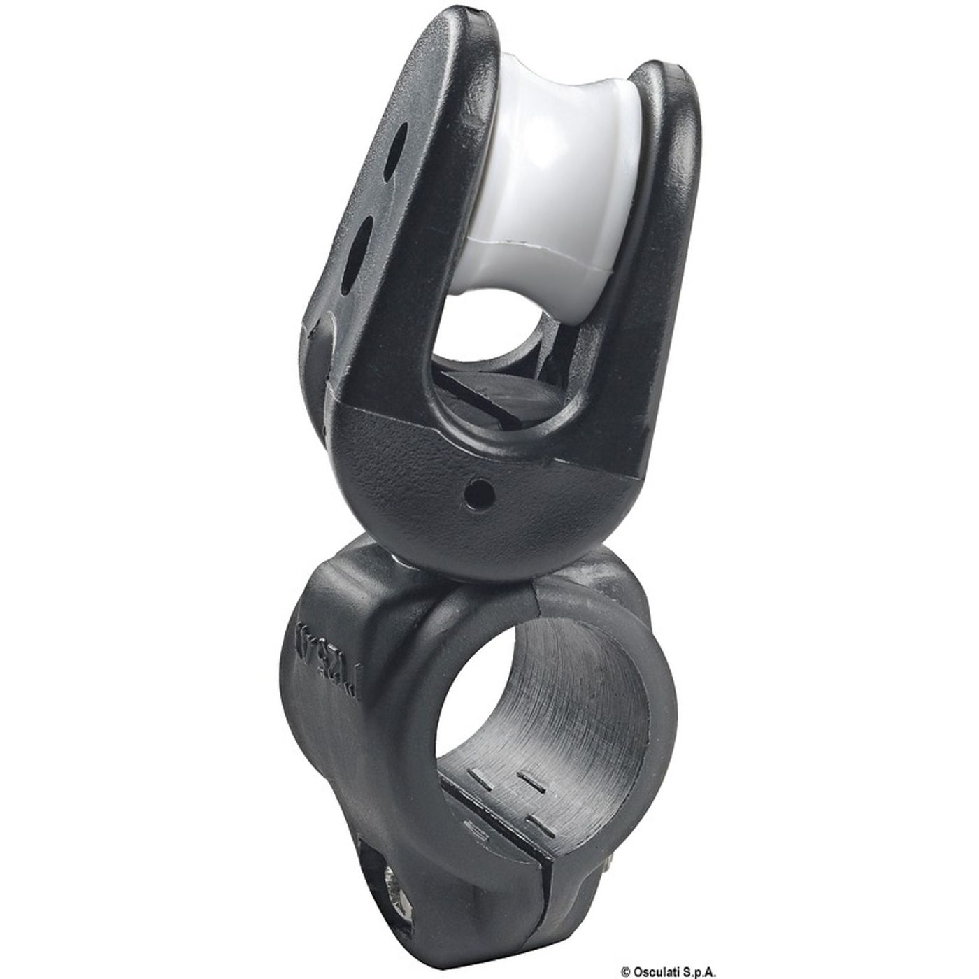 Mantågsblock för furlingrulle