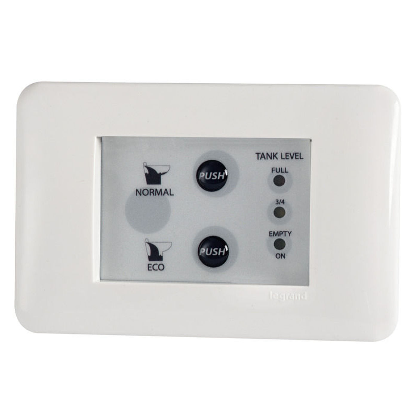 Kontrolpanel til toiletenhed