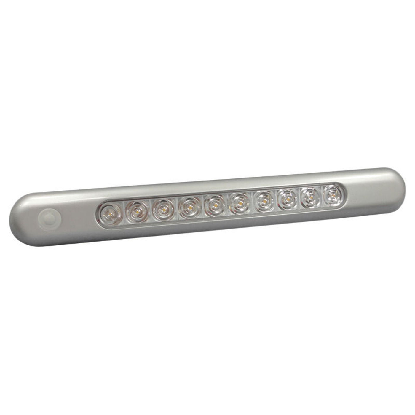 Udenpåliggende LED-lampe, forkromet 310x40x11.5 mm Udenpåliggende LED-lampe, forkromet 310x40x11.5 mm