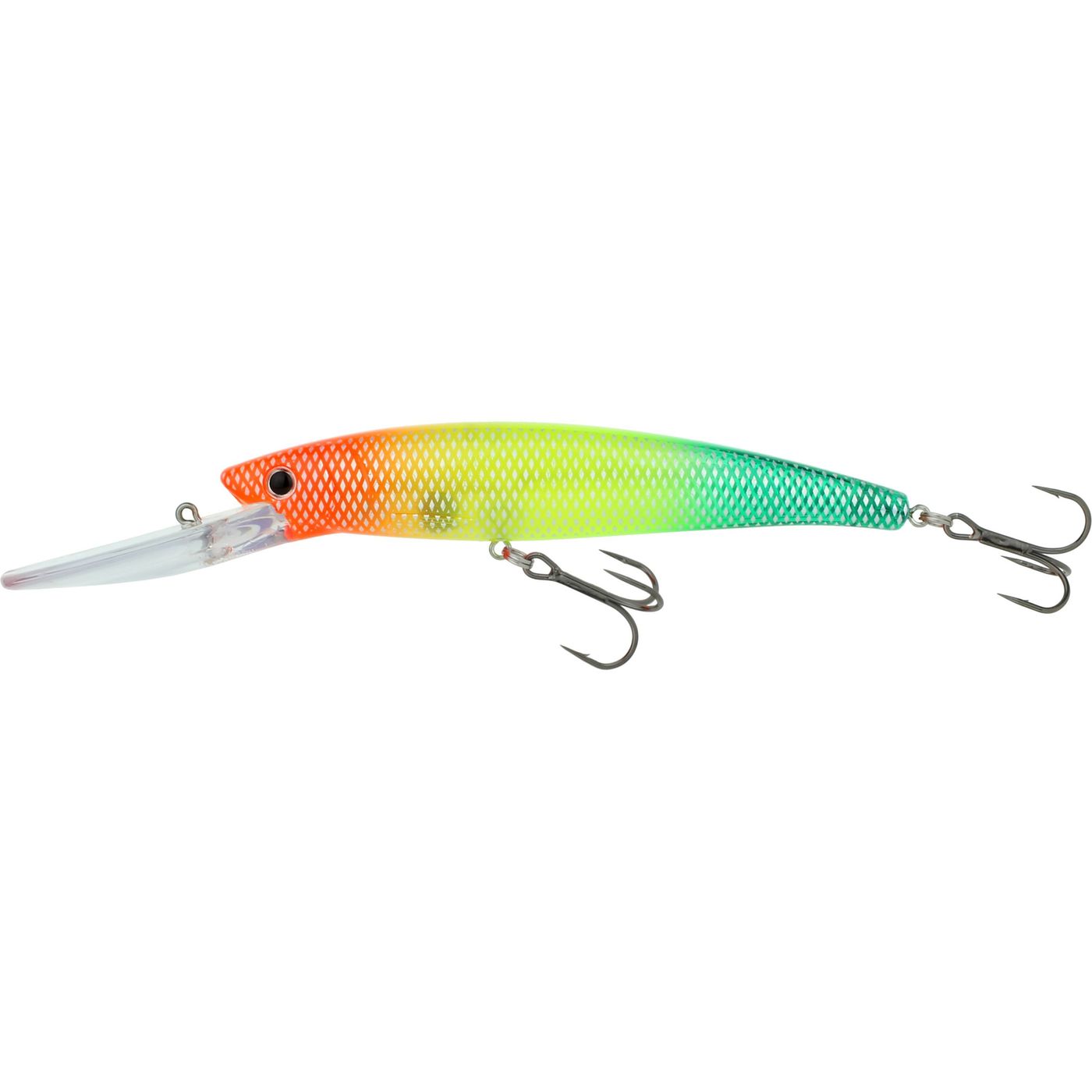 Grimner Deep Wobbler 13 cm Orange Yellow Green