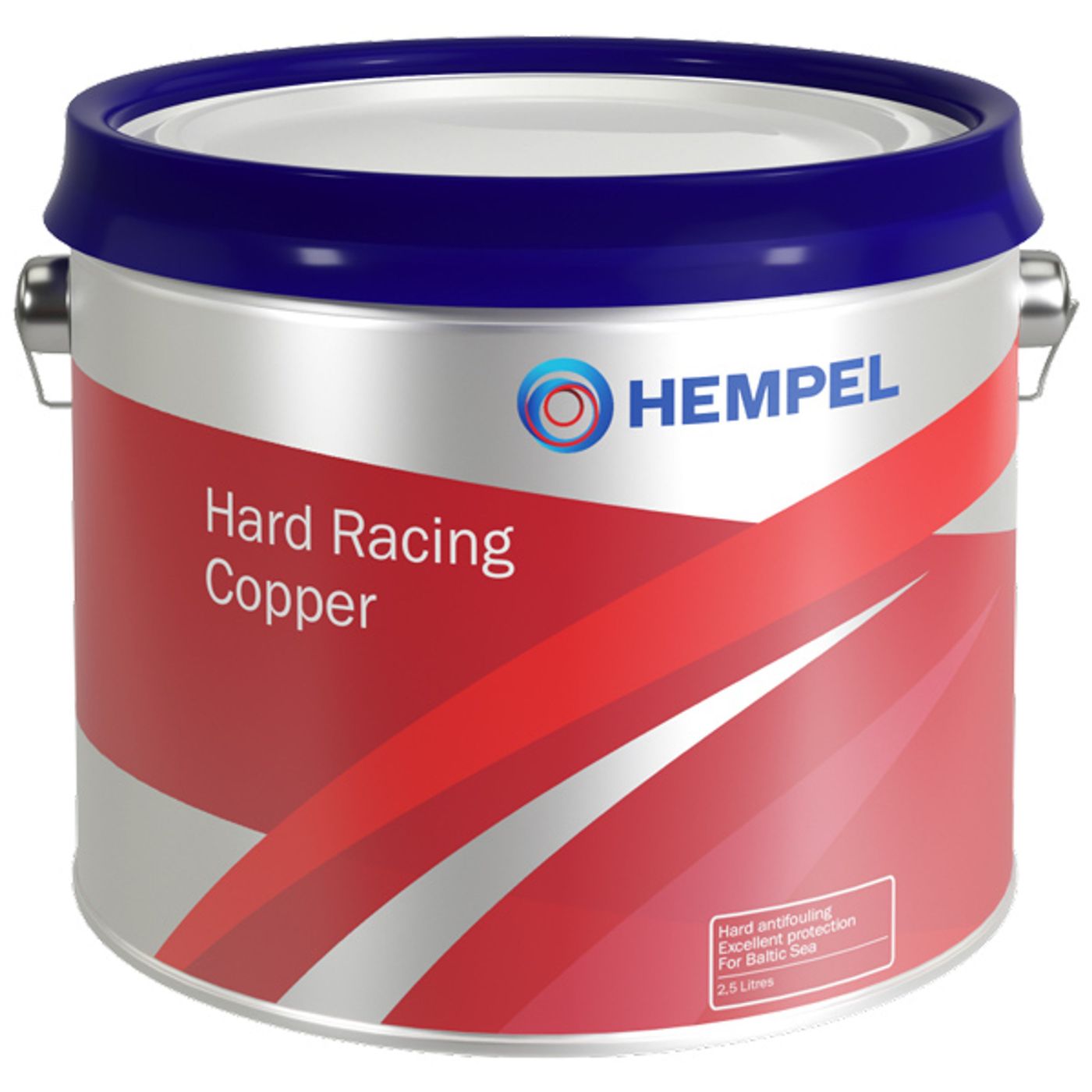 Hempel Hard Racing Copper Kopparbaserad Hård Bottenfärg Svart 0,75L