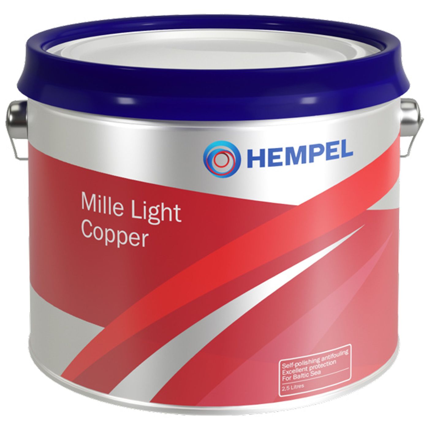 Hempel Mille Light Copper Självpolerande Kopparbaserad Bottenfärg Röd 0,75L