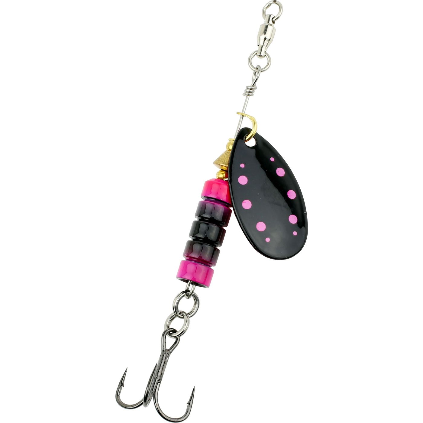 Cirkus Spinner Svart Magenta 5g