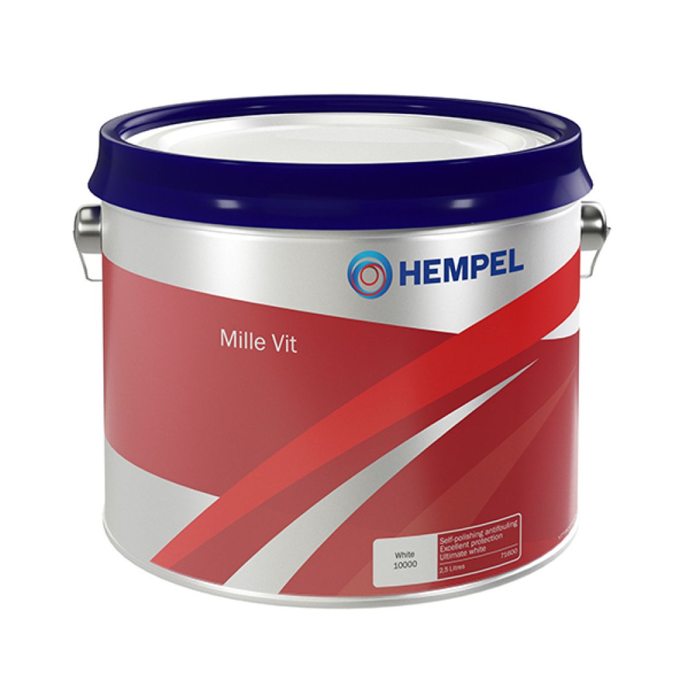 Hempel Mille Vit Självpolerande Bottenfärg Vit 2,5L
