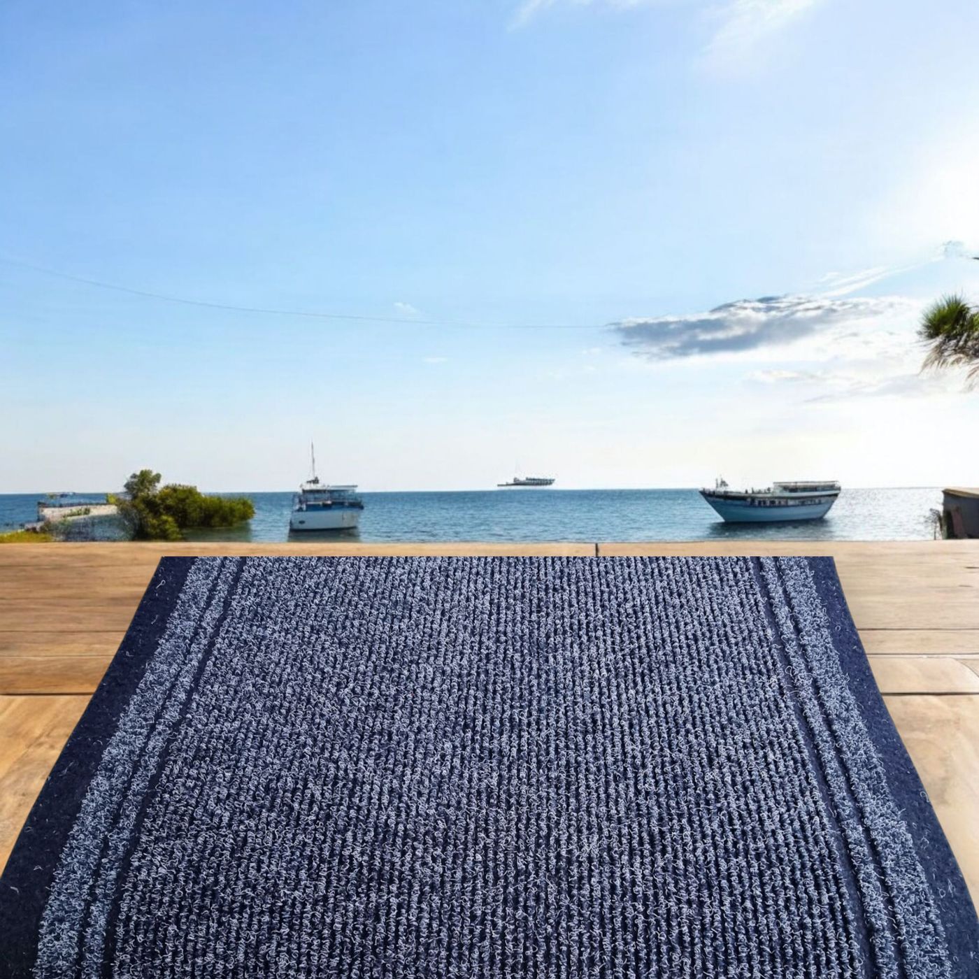 Gangmåtte 80 cm x 30 meter Blå