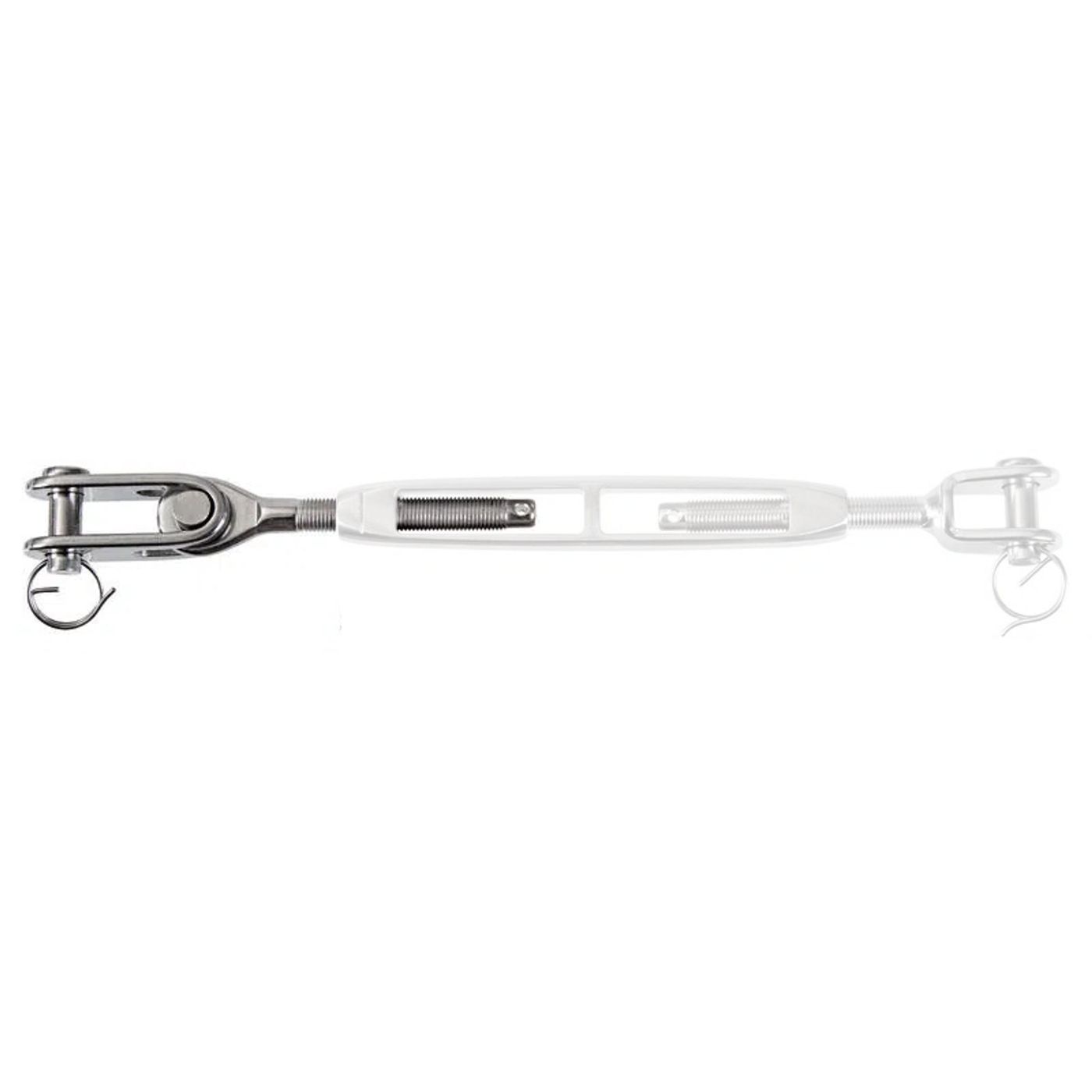 Vantskrue, ledgaffel 1/2" til wire 7 mm