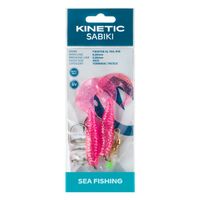 Kinetic Sabiki Twister XL Jigg Rosa/Silver