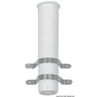 Spöhållare för skottmontering vit 41mm