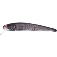 14 Long A Wobbler 9 cm #6 Silver Flash Black Back