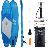 Black Island Caprera SUP 11,6 kit, perfekt bräda för paddling (1-3 personer)
