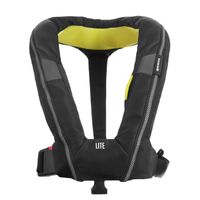 Spinlock Deckvest Lite 170N Svart Uppbl&aring;sbar Flytv&auml;st