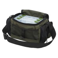 Kinetic Fiskeväska Grön med Häckla-system 3 Lådor 40x20x20cm