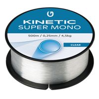 Kinetic Super Mono Fiskelina, 0,25mm, 500m, 4,5kg