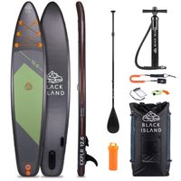 Black Island Explr SUP 12,6 kit, för längre utflykter och motionspaddling