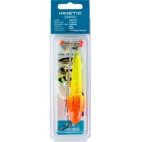 Kinetic Sabiki Pro H&auml;ckla Plattfisk 40g Gul/R&ouml;d